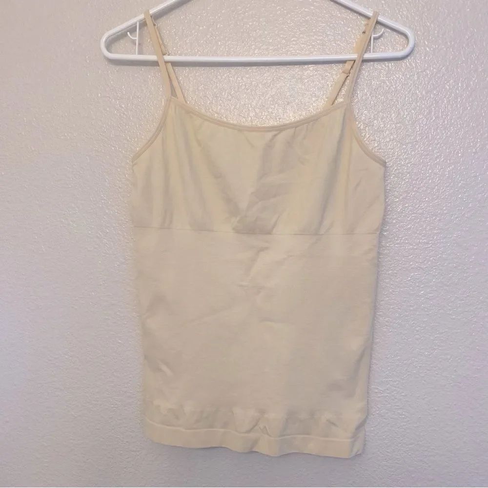 Yummie BY HEATHER THOMSON seamless ivory shaping cami tank top M-L